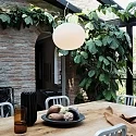 Ideal Lux Pendelleuchte COTTON, Ø 40cm, E27, IP20, weiß