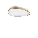 LED Deckenleuchte GEMINI, 61cm, 27W, 3000K, 3650lm, IP20, On/Off, messing