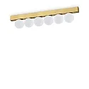 LED Deckenleuchte PING PONG, 11W, 3000K, 1000lm, CRI>90, messing