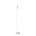 LED Stehleuchte PING PONG, 155cm, 11W, 3000K, 1000lm, CRI>90, IP20, weiß