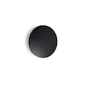 outdoor wall luminaire PUNTO AP D30 round, indirect, switchable IP54, black matt 