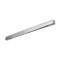 Baldachin LINEAR ALL IN, eckig, 4-fach, 73cm, verdeckte Kabel-Auslässe (fix), mit Zugentlastung, chrom