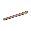 Baldachin LINEAR ALL IN, eckig, 4-fach, 73cm, verdeckte Kabel-Auslässe (fix), mit Zugentlastung, kupfer