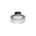LED Deckenleuchte TOPICO D25, 12W, 3000K, 1450lm, IP20, Doppelglas/rauchfarben 