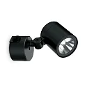 LED Outdoor Wandleuchte O-ZONE, 47°, 13W, 3000K, 1150lm, IP66, neigbar, schwarz