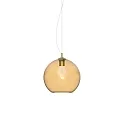 Pendelleuchte NEMO D30, 1xE27, IP20, Glas/amber