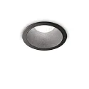 LED Decken-Einbauleuchte GAME TRIM ROUND, IP40 IK06, Ø 8.5cm, 11W 4000K 36°, CRi >90, UGR <19, on-off, schwarz-gold