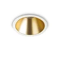 LED Decken-Einbauleuchte GAME TRIM ROUND, IP40 IK06, Ø 12cm, 20W 3000K 1590lm 27°, CRi >90, UGR <19, on-off, weiß-gold