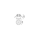 Ideal Lux LED Decken-Einbauleuchte GAME TRIM ROUND, IP40 IK06, Ø 12cm, 20W 3000K 1590lm 27°, CRi >90, UGR <19, on-off, weiß-gold