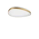 LED Deckenleuchte GEMINI D061 ON-OFF, 130°, 30W, 2700K, 3300lm, IP20, messing