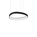 LED Pendelleuchte GEMINI D042 ON-OFF, 36W, 2700K, 4000lm, IP20, schwarz