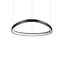 LED Pendelleuchte GEMINI D061 ON-OFF, 47W, 2700K, 4950lm, IP20, schwarz
