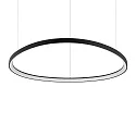 LED Pendelleuchte GEMINI D105 ON-OFF, 78W, 2700K, 8500lm, IP20, schwarz