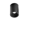 LED Aufbau-Downlight NITRO D08 ROUND, IP20, Ø 8cm, CRi >90, on-off, starr, 10W 2700K 790lm 36°, schwarz