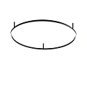 ceiling luminaire ORACLE SLIM D090 ON-OFF IP20, black 