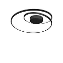 LED Deckenleuchte OZ ON-OFF, IP20, Ø 60cm, CRi >90, schaltbar, 47W 2700K, schwarz