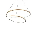 LED Pendelleuchte OZ D60 ON-OFF, IP20, Ø 80cm, CRi >90, schaltbar, 52W 2700K, messing