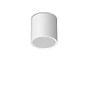 Outdoor-Deckenleuchte TECHO D15 ROUND, IP54, Ø 15cm, 230V AC, 1x GU10, Aluminium / gehärtetes Mattglas, starr, weiß