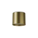 LED Deckenleuchte SPIKE, Ø10cm, IP20, 10W 3000K 600lm, CRi >90, schaltbar, messing