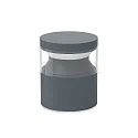 LED Sockelleuchte BOEING H015, IP65, 15cm / Ø 13cm, 14W 3000K 320lm, CRi >90, anthrazit