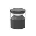 LED Sockelleuchte BOEING H015, IP65, 15cm / Ø 13cm, 14W 3000K 320lm, CRi >90, schwarz