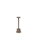 LED Pollerleuchte TOFFEE D080 H025, 8W, 3000K, 800lm, IP65, kaffee