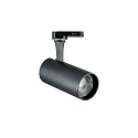 LED 1-Phasen Strahler FOX 8W SMALL ON-OFF, IP20, 8W 3000K 720lm 54°, CRI >90, schaltbar, verstellbar, schwarz