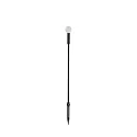 LED Erdspießleuchte TWIGGY SPHERE H90, 1,5W, 3000K, 130lm, IP65, schwarz