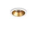 LED Decken-Einbauleuchte GAME TRIM ROUND, IP40 IK06, Ø 5.8cm, 5.5W 3000K 36°, CRi >90, UGR <19, on-off, weiß-gold