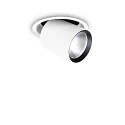 LED Einbaustrahler NOVA, 56°, 20W, 3000K, 1950lm, IP20, On/Off, schwenkbar , weiß