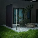 Ideal Lux Outdoor LED Stehleuchte JEDI PT, IP65, mit Erdspieß (abnehmbar), schaltbar, Höhe 80.5cm, 12W 3000K 510lm, CRi >90, kaffee