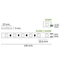 ISOLED LED Strip HEQ852-Flexband Classic white