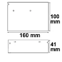 ISOLED LED Trafo 24V/DC, 0-150W, Gitter