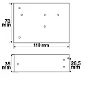 ISOLED LED Trafo 24V/DC, 0-35W, Gitter