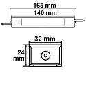 ISOLED Outdoor LED Trafo 12V/DC, 0-30W, IP66