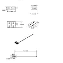 ISOLED connector plug, white