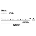 ISOLED LED AQUA827-Flexband, 24V, 4.8W, IP68, warmweiß
