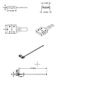 ISOLED connector plug, white
