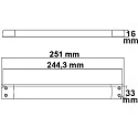 ISOLED LED Trafo ULTRASLIM, 220-240V AC, sek. konstant 24V DC, 0-30W, SELV, schaltbar, weiß