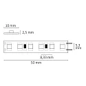 ISOLED LED SIL825-Flex strip, 24V, 9.6W, IP20, warm white