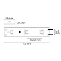 ISOLED LED SIL840-Flexband, 12V, 4.8W, IP20, neutralweiß
