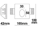 ISOLED recessed luminaire G4 IP20, white