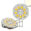 LED Stiftsockel-Platine 9SMD, Pin seitlich, 12V AC/DC, G4, 1.5W 4000K 120lm 120°, nicht dimmbar