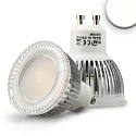 LED Strahler Glas diffuse, GU10, 6W, 120°, neutralweiß