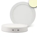 LED Deckenleuchte, IP20, rund, Ø 22cm, inkl. Trafo, 18W 3000K 1250lm 120°, weiß / diffus