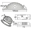 ISOLED LED Einbau-Downlight LUNA, indirektes Licht, IP20, nicht dimmbar, weiß, 8W 2700K 300lm 120°