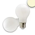 LED Filament Birnenform A60, E27, 8W 2700K 810lm, dimmbar, milky / matt
