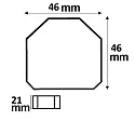 ISOLED dimmer, white