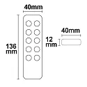 ISOLED remote control Sys-One, black