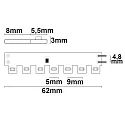 ISOLED LED CRI930-Flexband ANGLE, 24V, 10W, IP20, warmweiß